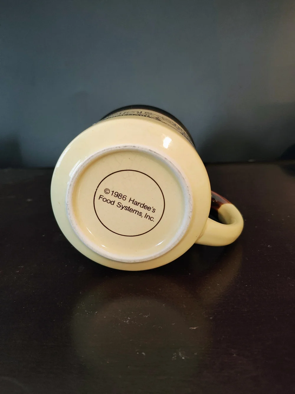 Rise and Shine Vintage Hardee's Coffee Mug